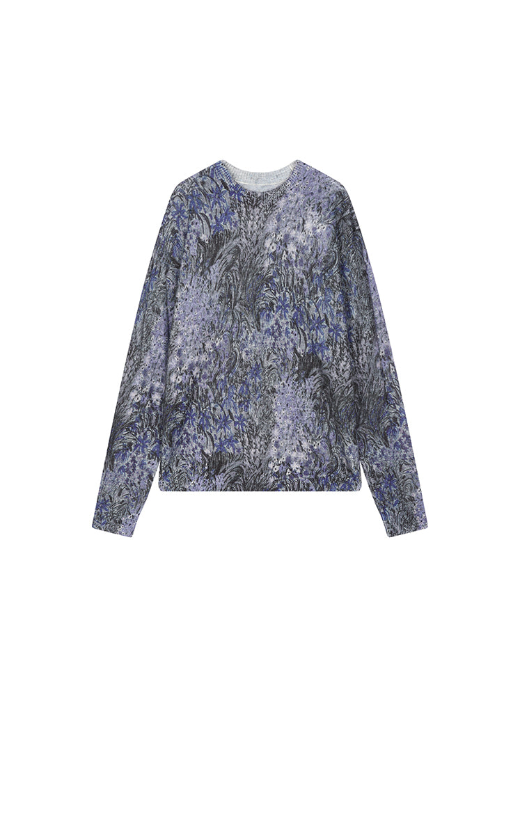 Sweater / JNBY Hand-Painted Mohair Blend Pullover