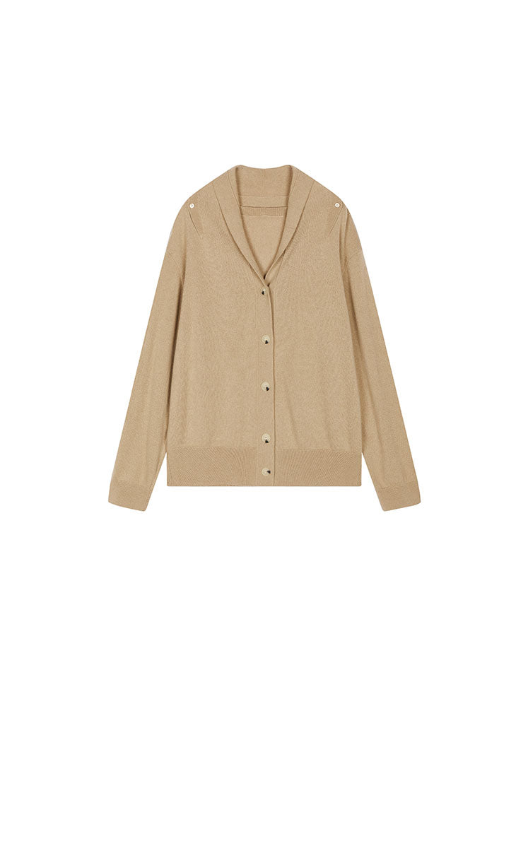 Sweater / JNBY Wool Cashmere Blend Longline Cardigan