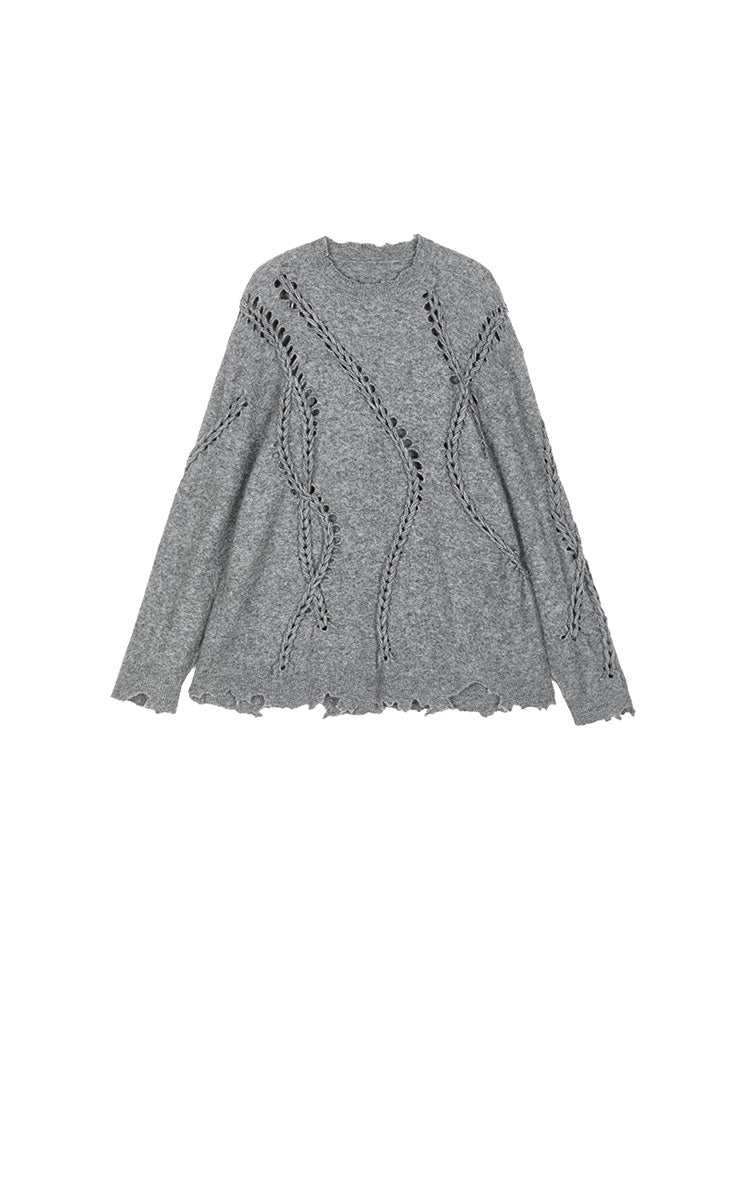 Sweater / JNBY Textured Wool Blend Pullover