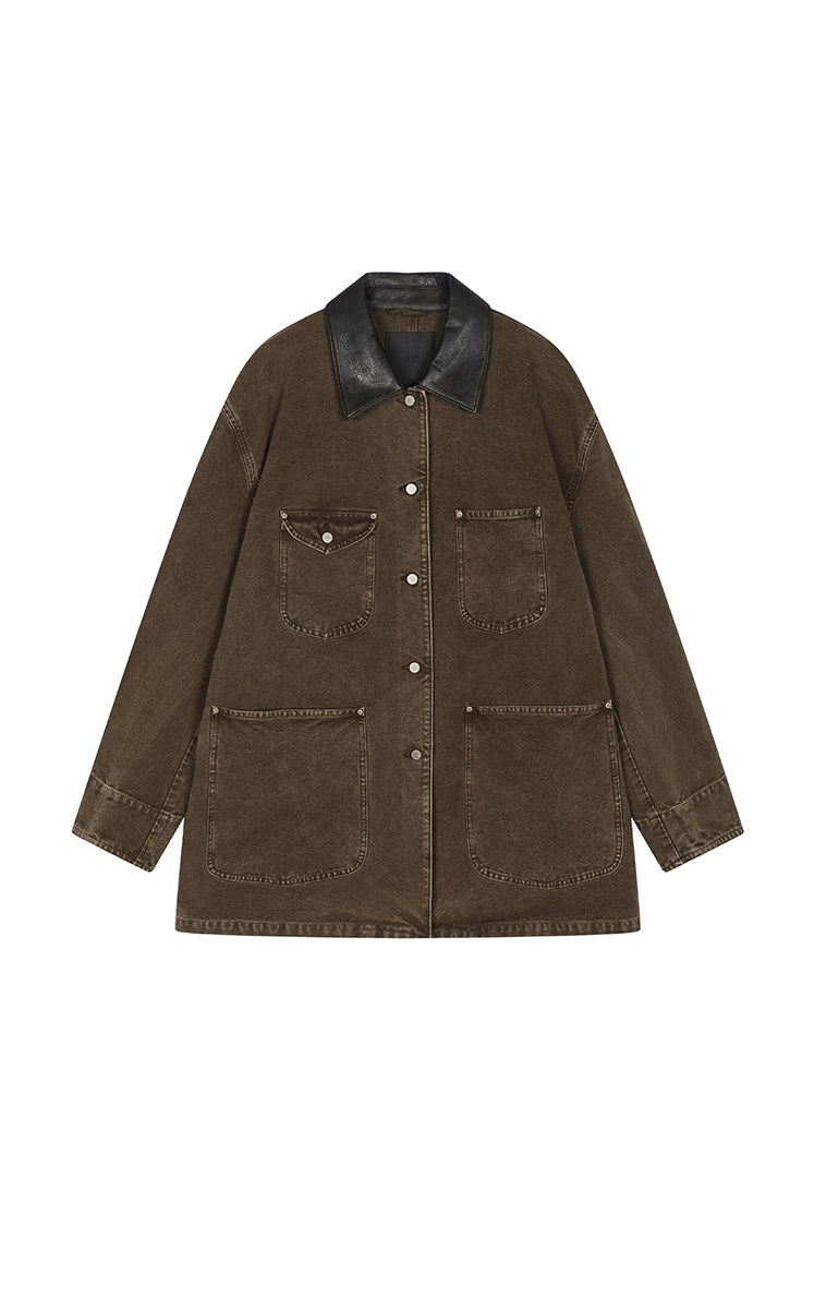 Jacket / JNBY Oversized Cotton Utility Jacket