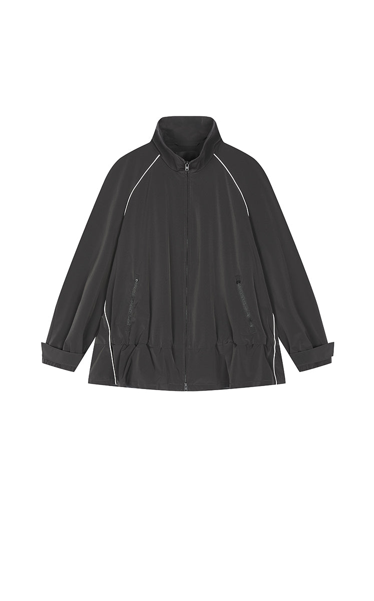 Jacket / JNBY Oversize Waterproof Windbreaker Jacket Black