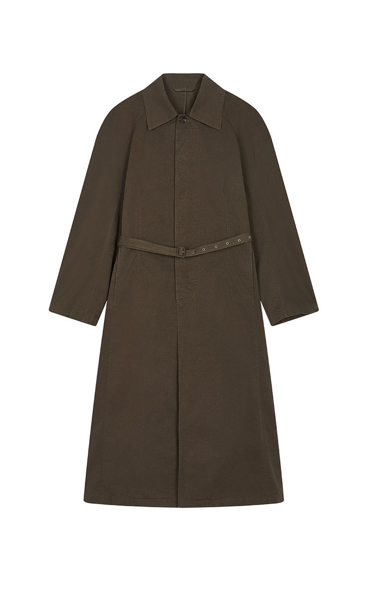 Trench Coat / JNBY Oversized Cotton Maxi Trench Coat