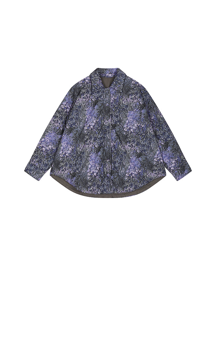 Coat / JNBY Oversized Quilted Shirt Puffer