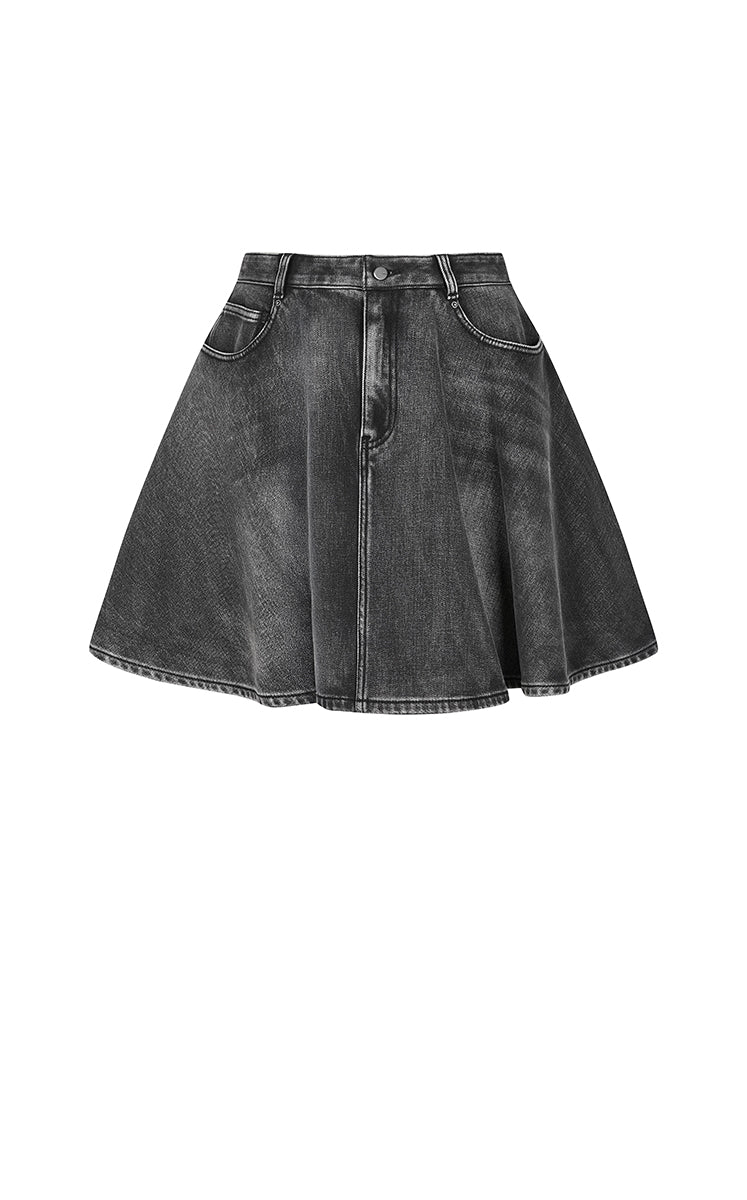 Skirt / JNBY A-Line Short Denim Skirt
