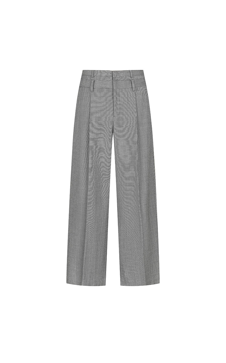 Pants / JNBY Straight-Leg Double-Waist Wool Trousers