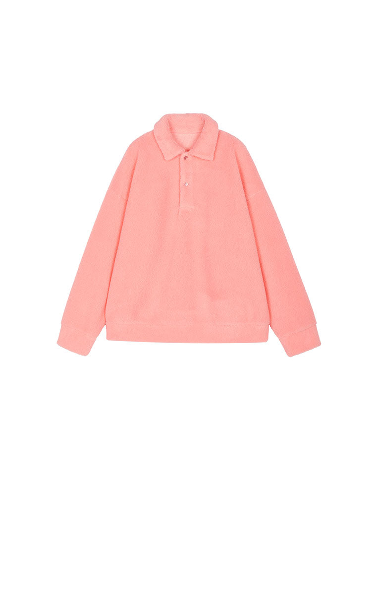Sweatshirt / JNBY Oversized Fleece Texture Pullover