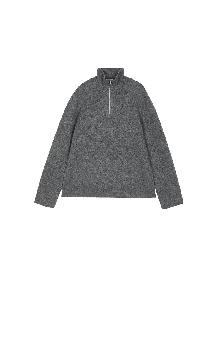 Sweater / JNBY Half-Zip Wool-Cashmere Blend Pullover