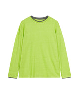 T-Shirt / JNBY Linen Silk Blend Relaxed Long Sleeve Tee
