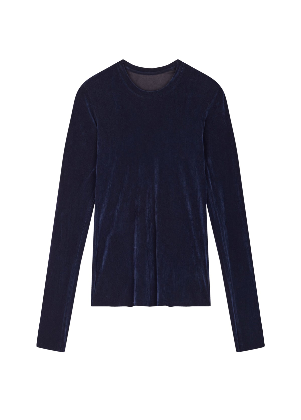 T-Shirt / JNBY Nylon Flocked Mesh Long Sleeve Top
