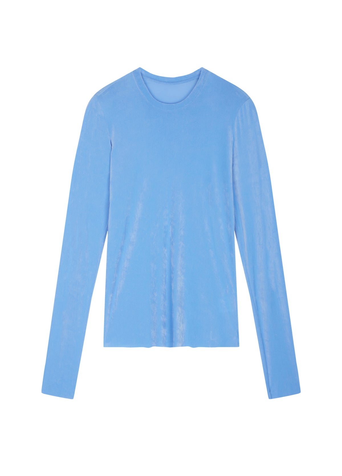 T-Shirt / JNBY Nylon Flocked Mesh Long Sleeve Top