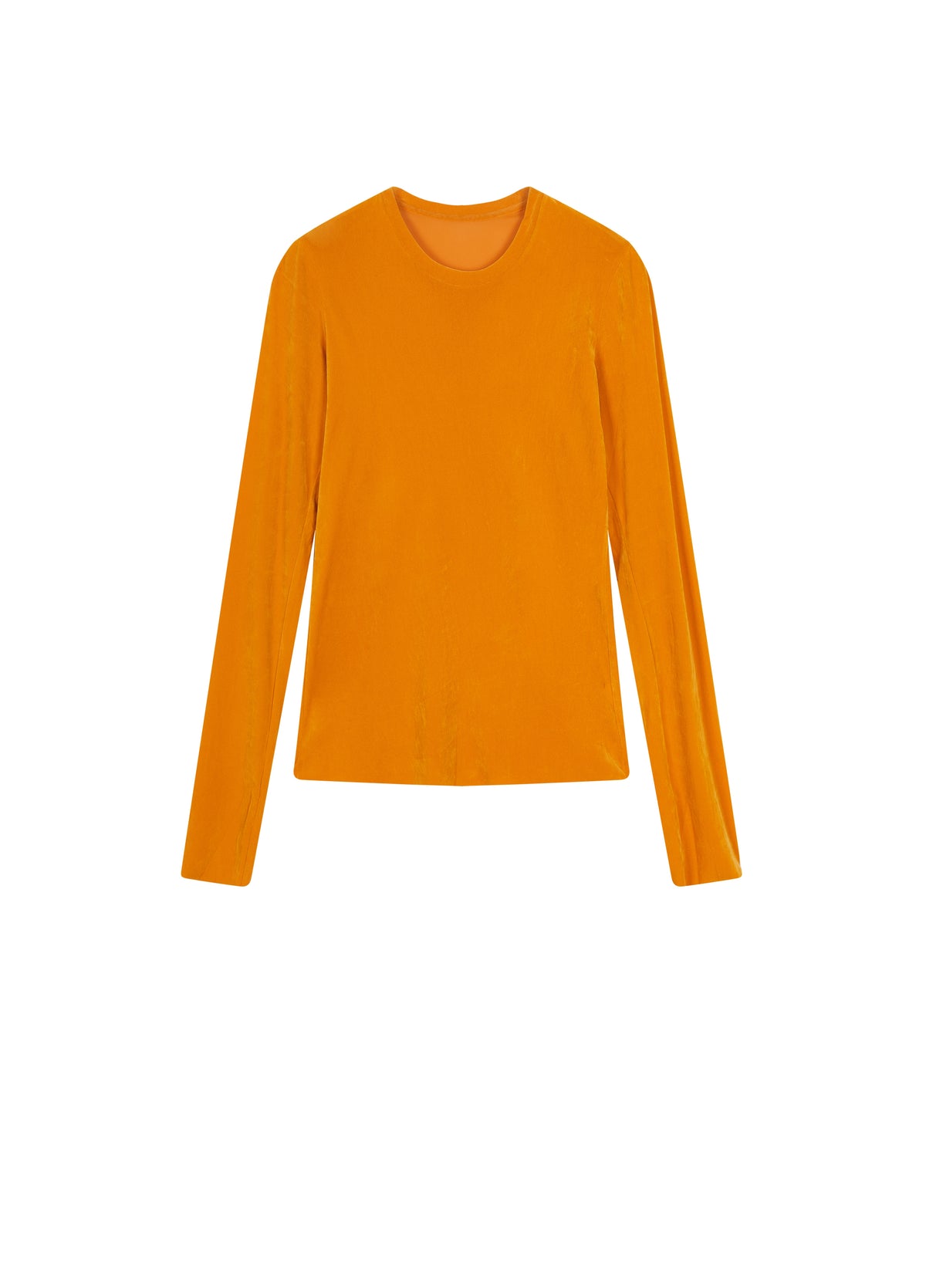 T-Shirt / JNBY Nylon Flocked Mesh Long Sleeve Top