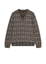 Sweater / JNBY Merino Wool Jacquard Stand Collar Pullover