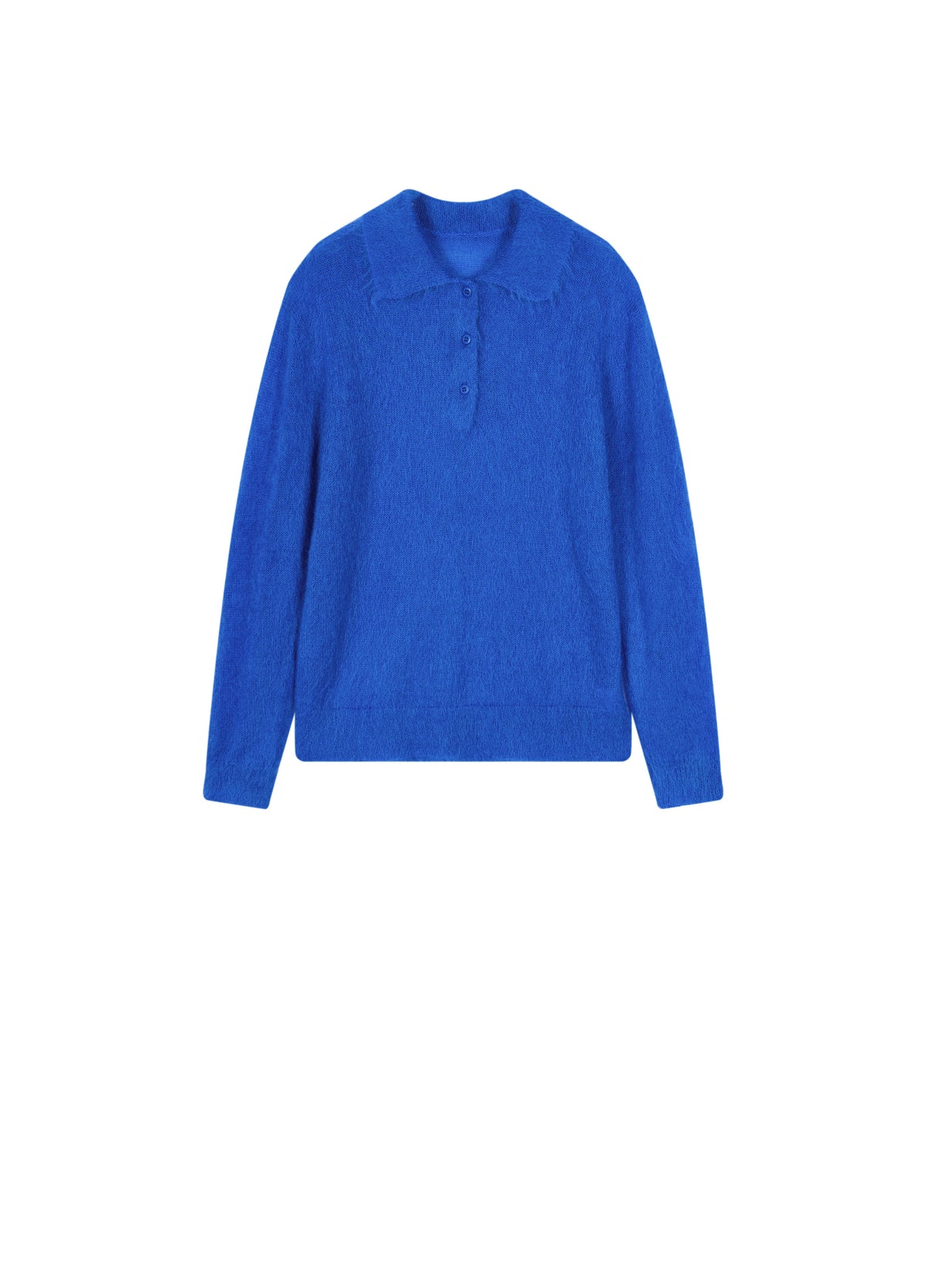 Sweater / JNBY Mohair Wool Blend Collared Pullover
