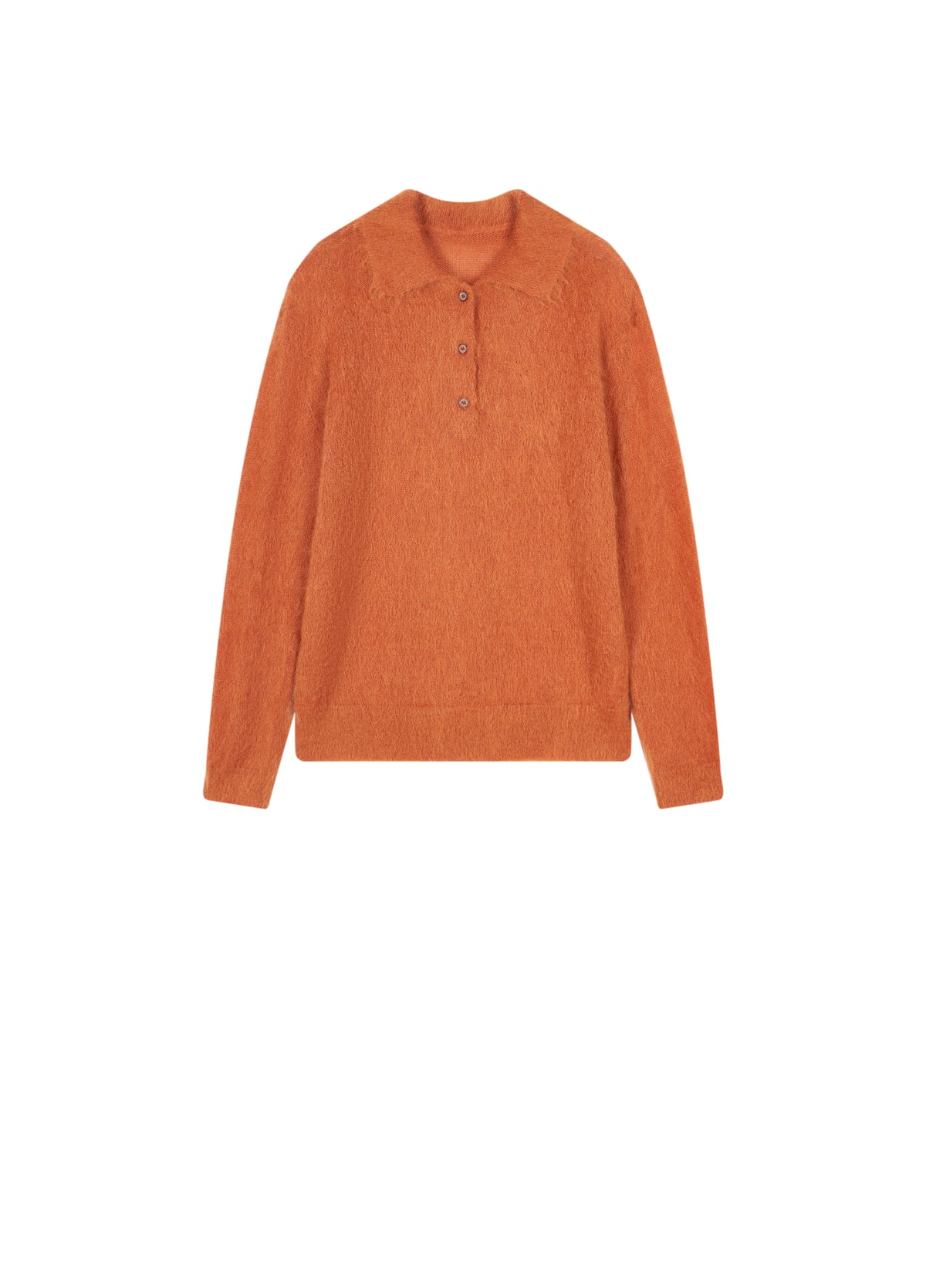 Sweater / JNBY Mohair Wool Blend Collared Pullover