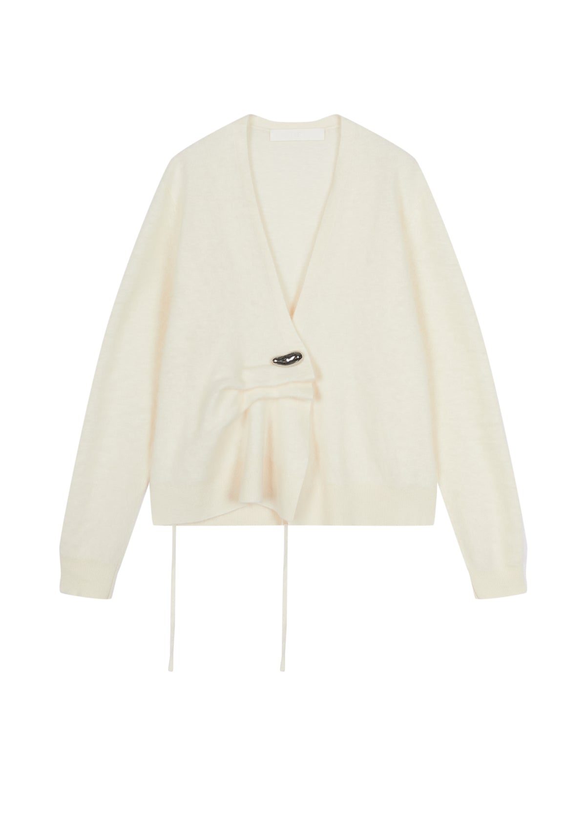 Cardigan / JNBY 100% Wool V-Neck Cropped Sweater