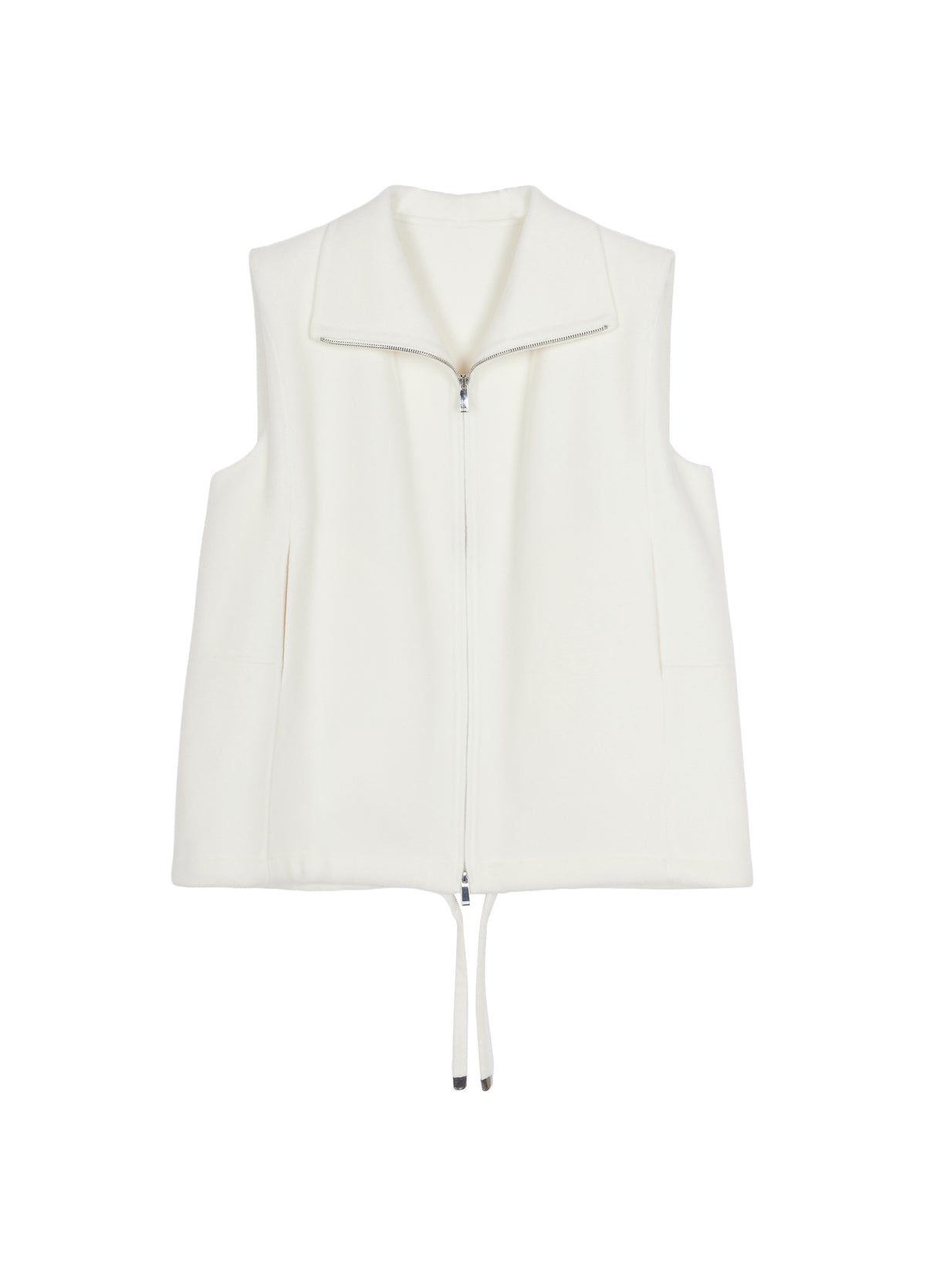 Vest / JNBY Wool Double-Faced Stand Collar Vest