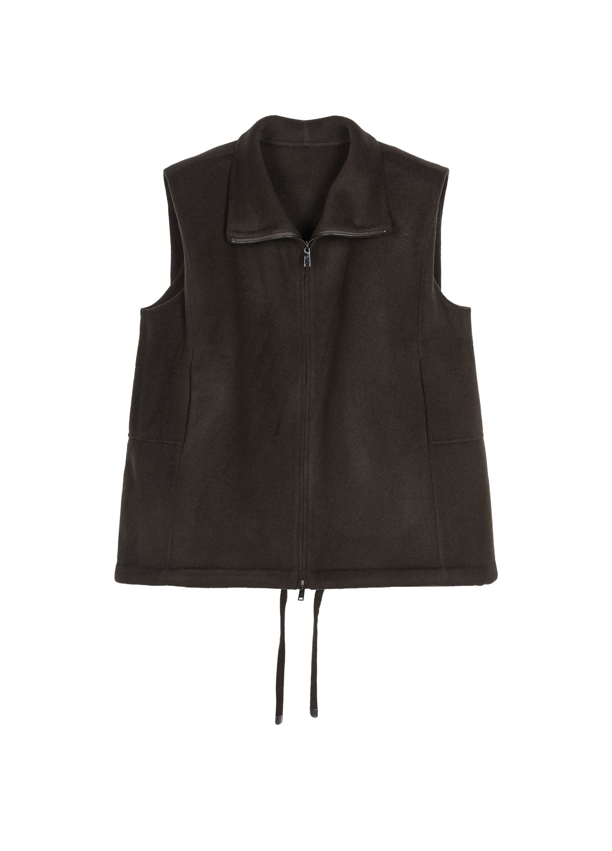 Vest / JNBY Wool Double-Faced Stand Collar Vest