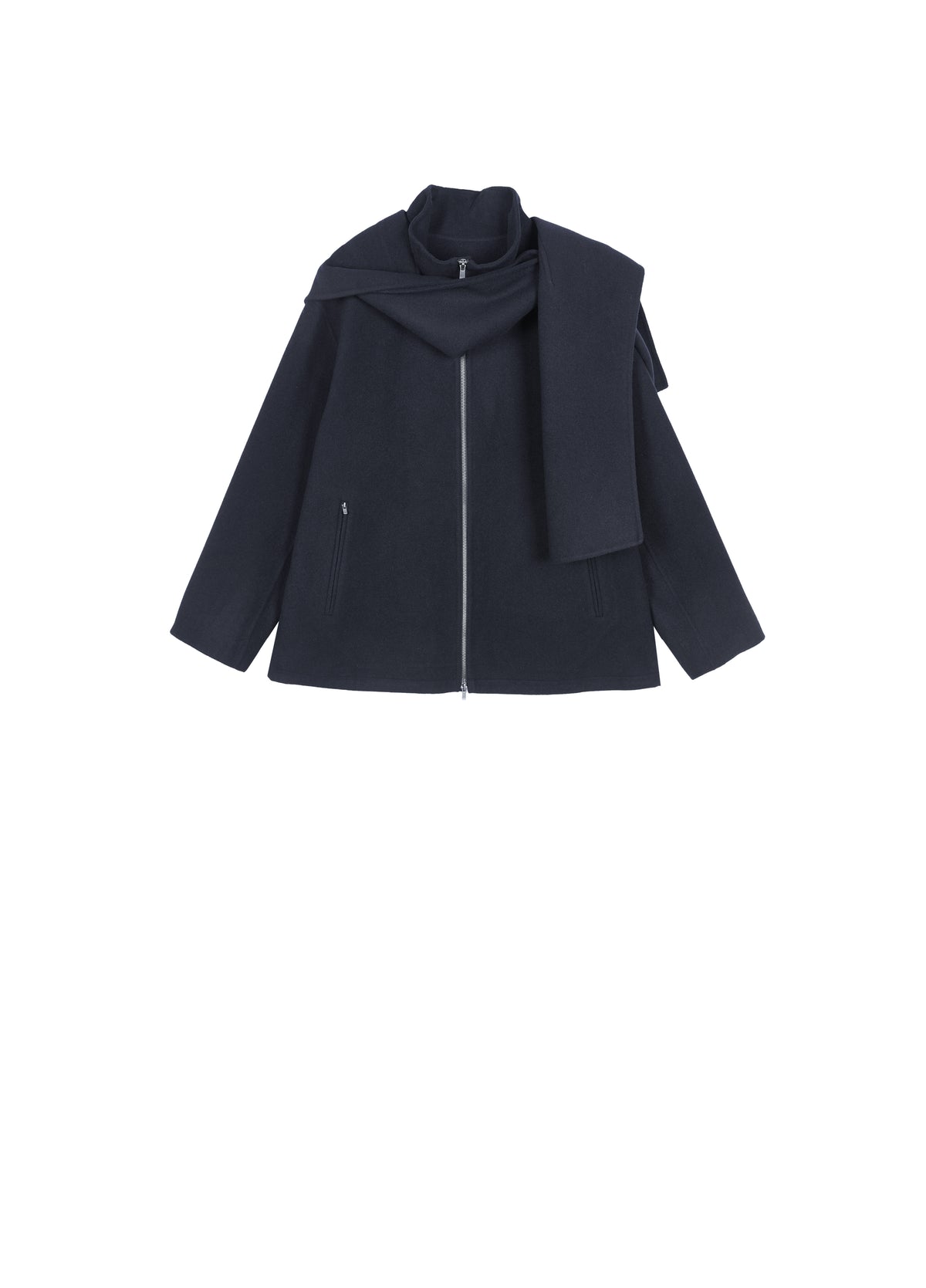 Jacket / JNBY Oversized Wool Blend Double-Face Coat