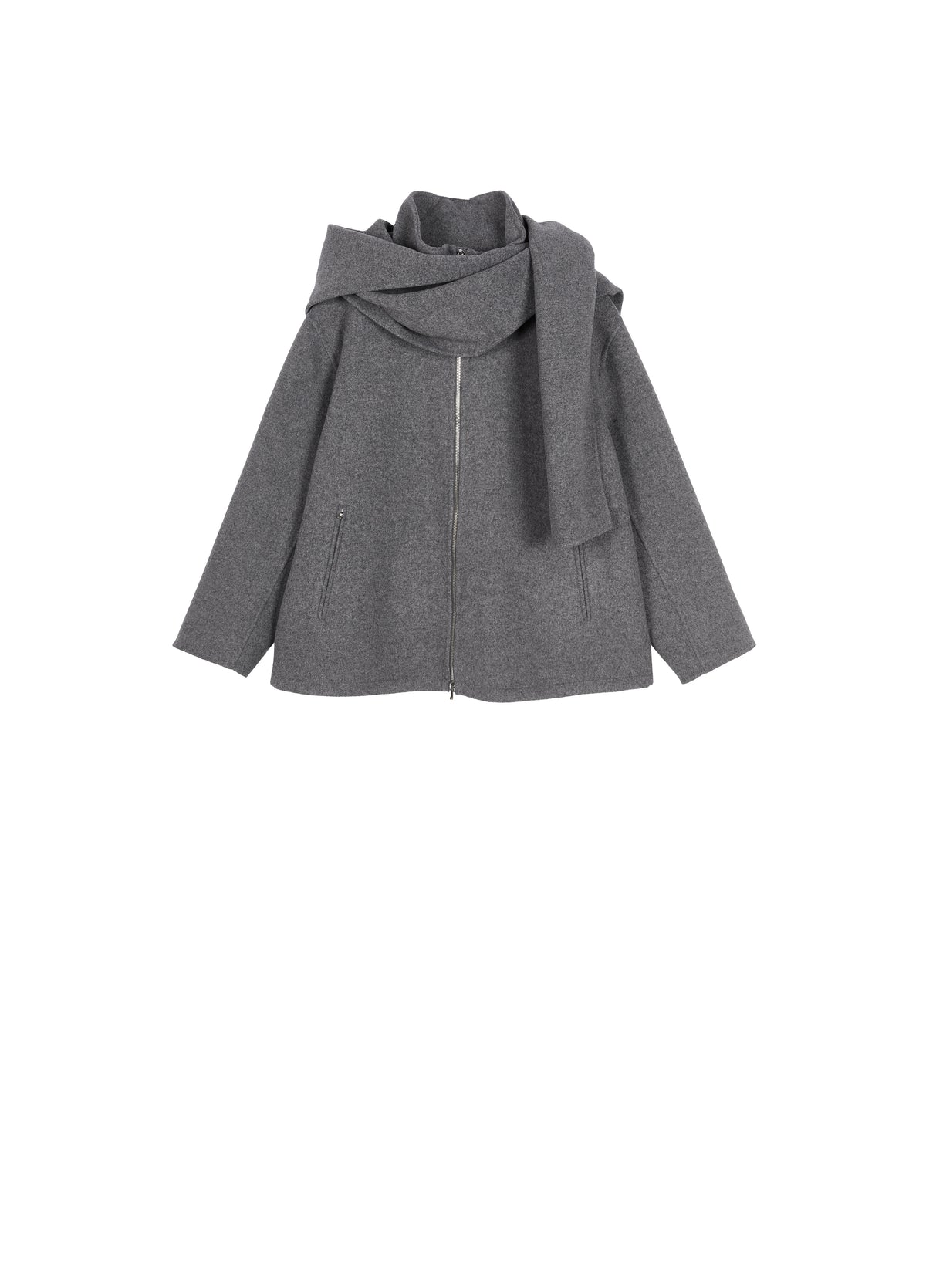 Jacket / JNBY Oversized Wool Blend Double-Face Coat