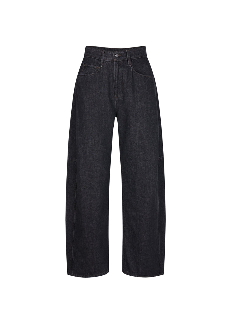 Jeans / JNBY High-Waist Banana Cut Denim Trousers