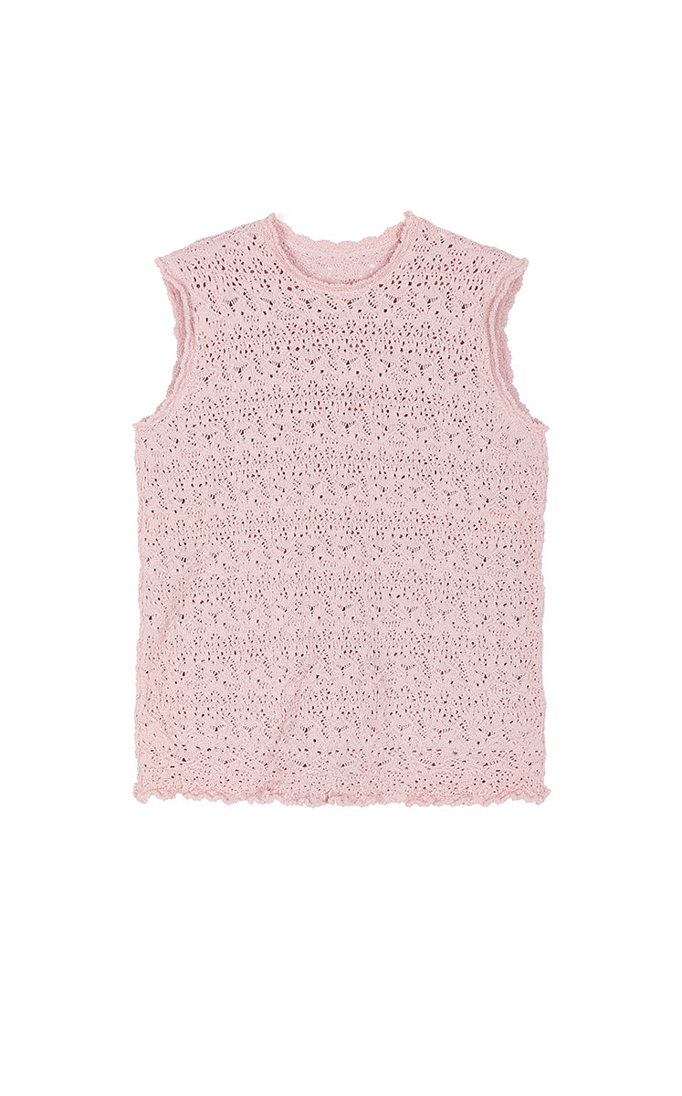 Vest / JNBY T-shaped Textured Stretch Knit Vest