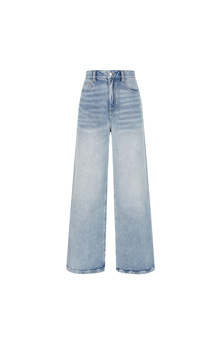 Pants / JNBY Loose Straight Long Jeans Blue