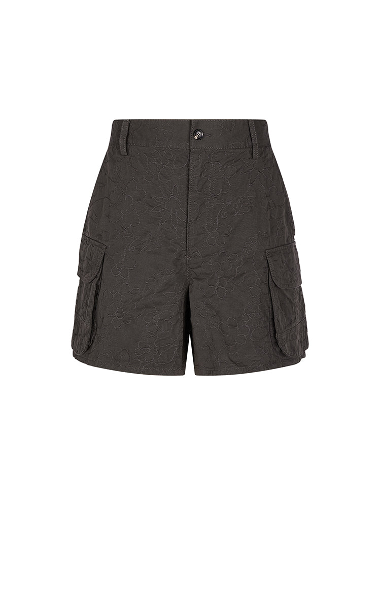 Pants / JNBY Embroidered Floral A-Line Shorts