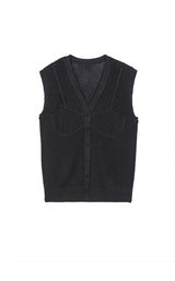 Vest / JNBY Washi Paper Blend Knit Vest