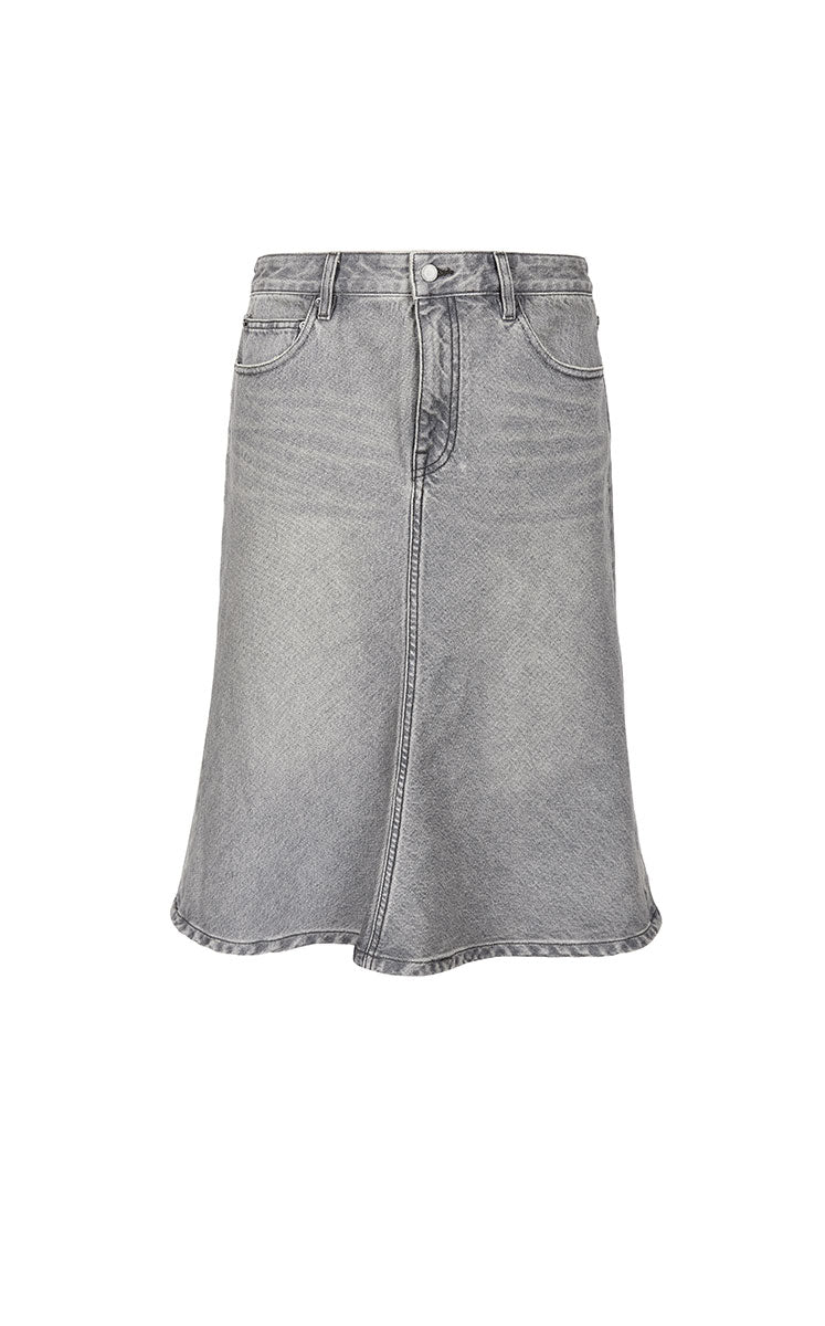 Skirt / JNBY Mid-Length Denim Flare Skirt