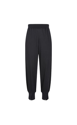 Pants / JNBY Cotton Merced Jogger Trousers Jet Black