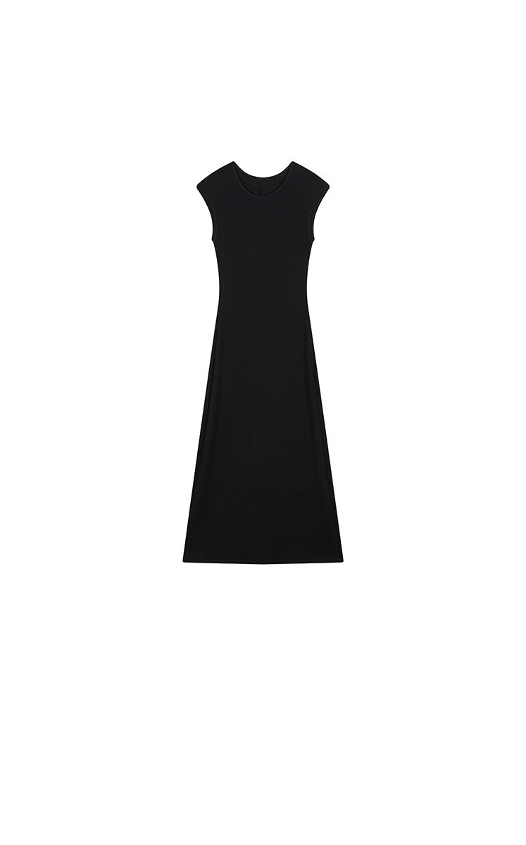 Dress / JNBY Merino Wool Sleeveless Maxi Dress Jet Black