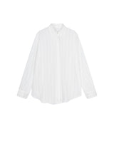 Shirt / JNBY Oversized Modal Striped Long Sleeve Shirt