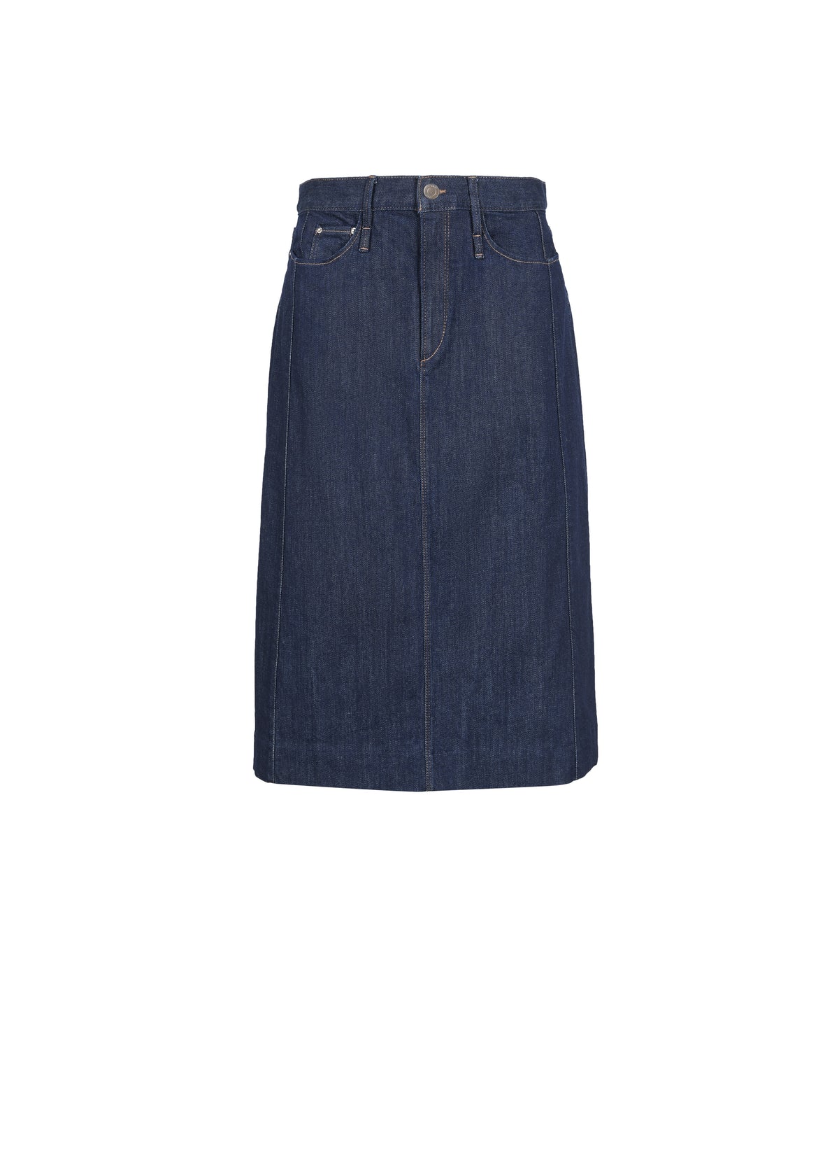 Skirt / JNBY Cotton A-Line Midi Denim Skirt
