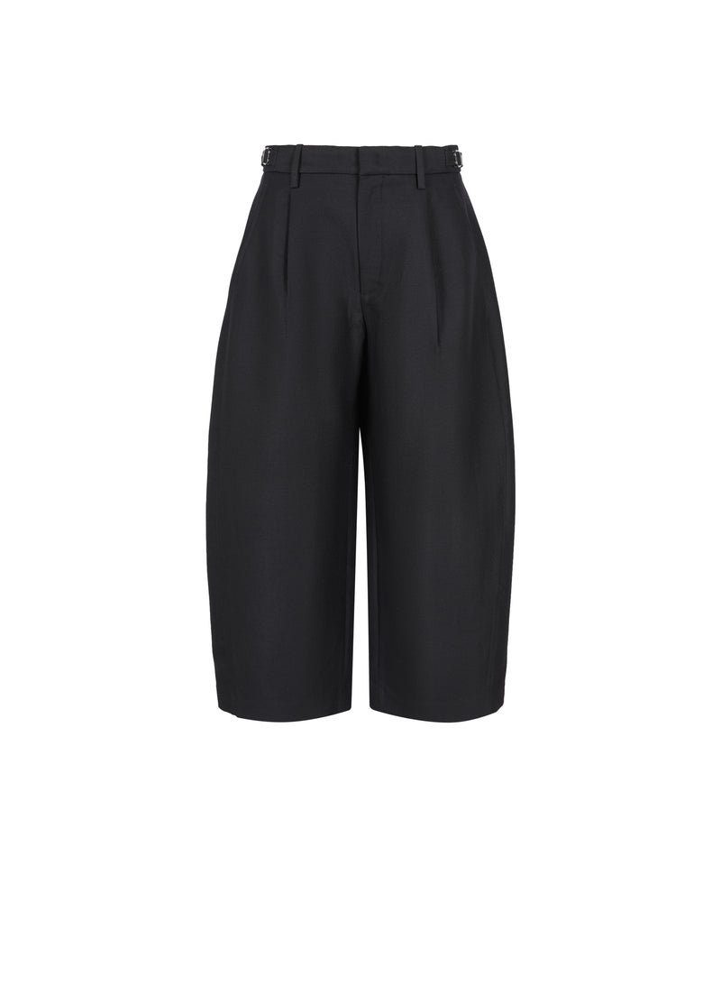 Pants / JNBY 100% Wool Wide-Leg Cropped Trousers