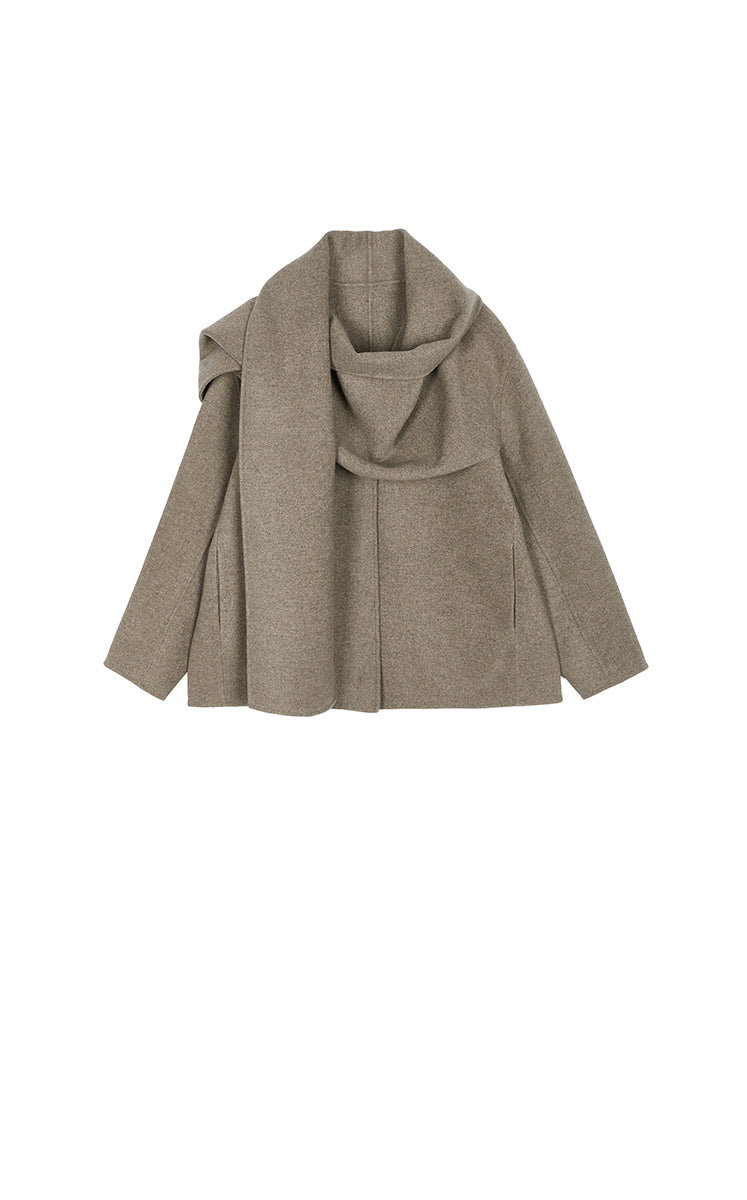 Coat / JNBY Oversize Wool Blend Coat