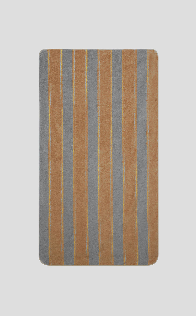 Bath Towels / JNBYHOME Color-Block Stripes Cotton Bath Towels