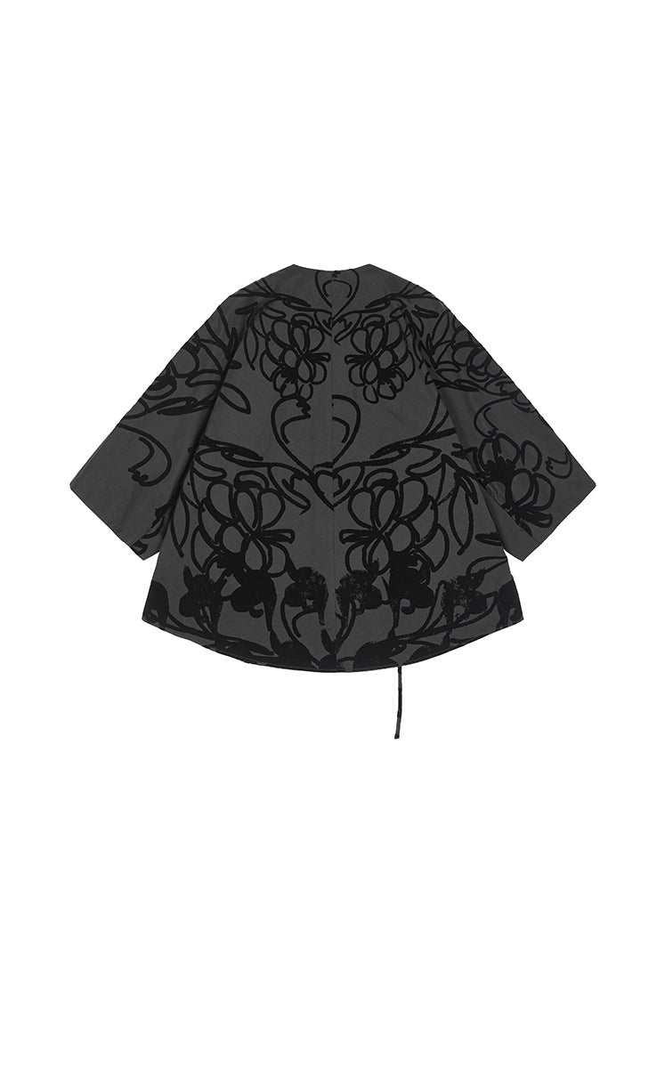 Jacket / JNBY Modern Chinese Knotted Cotton Jacket Black