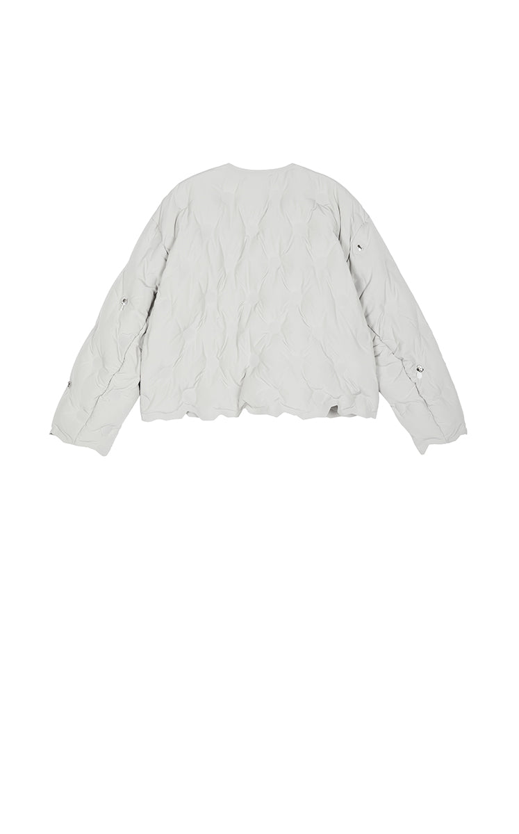 Down Coat / JNBY Oversized Beaded Cropped Down Coat