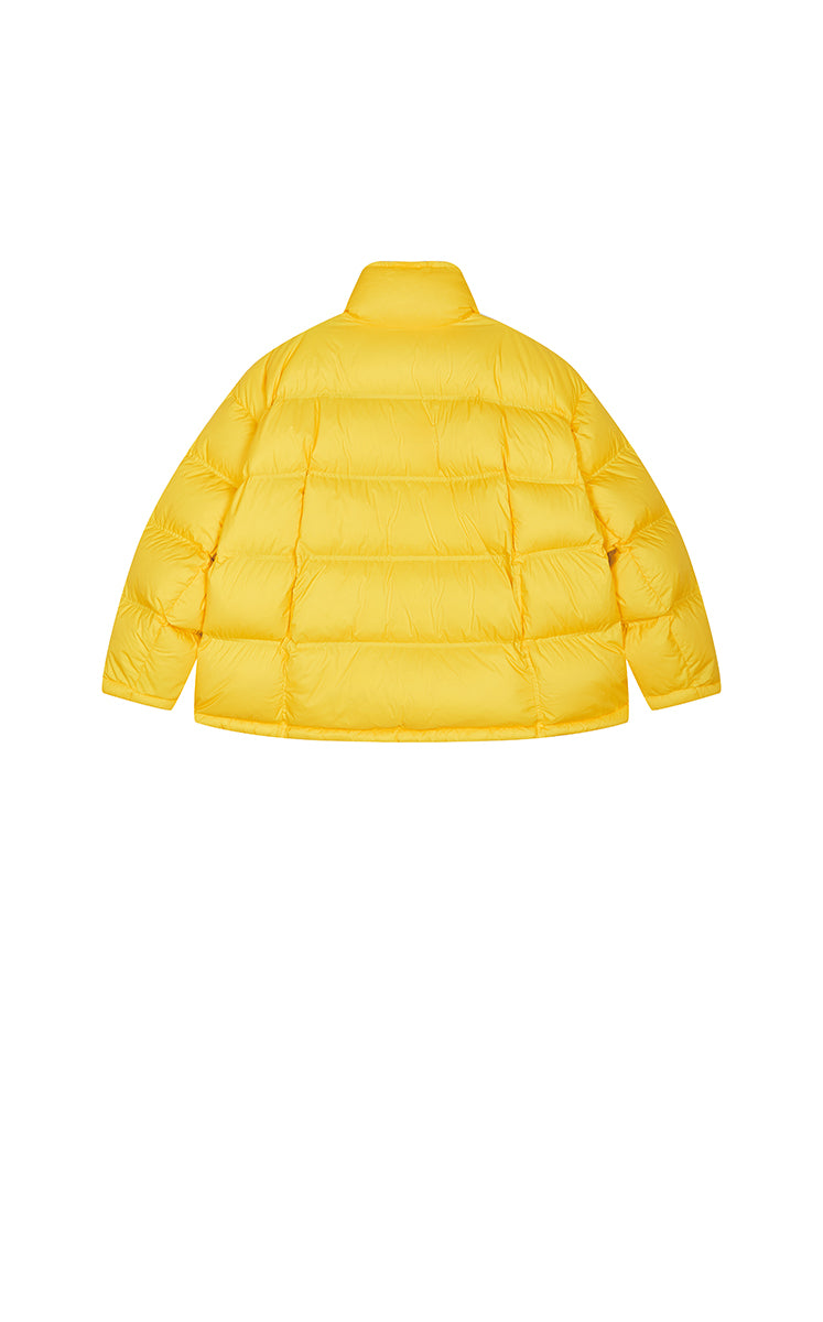Down Coat / JNBY Oversized Jacquard Mid-Length Down Coat