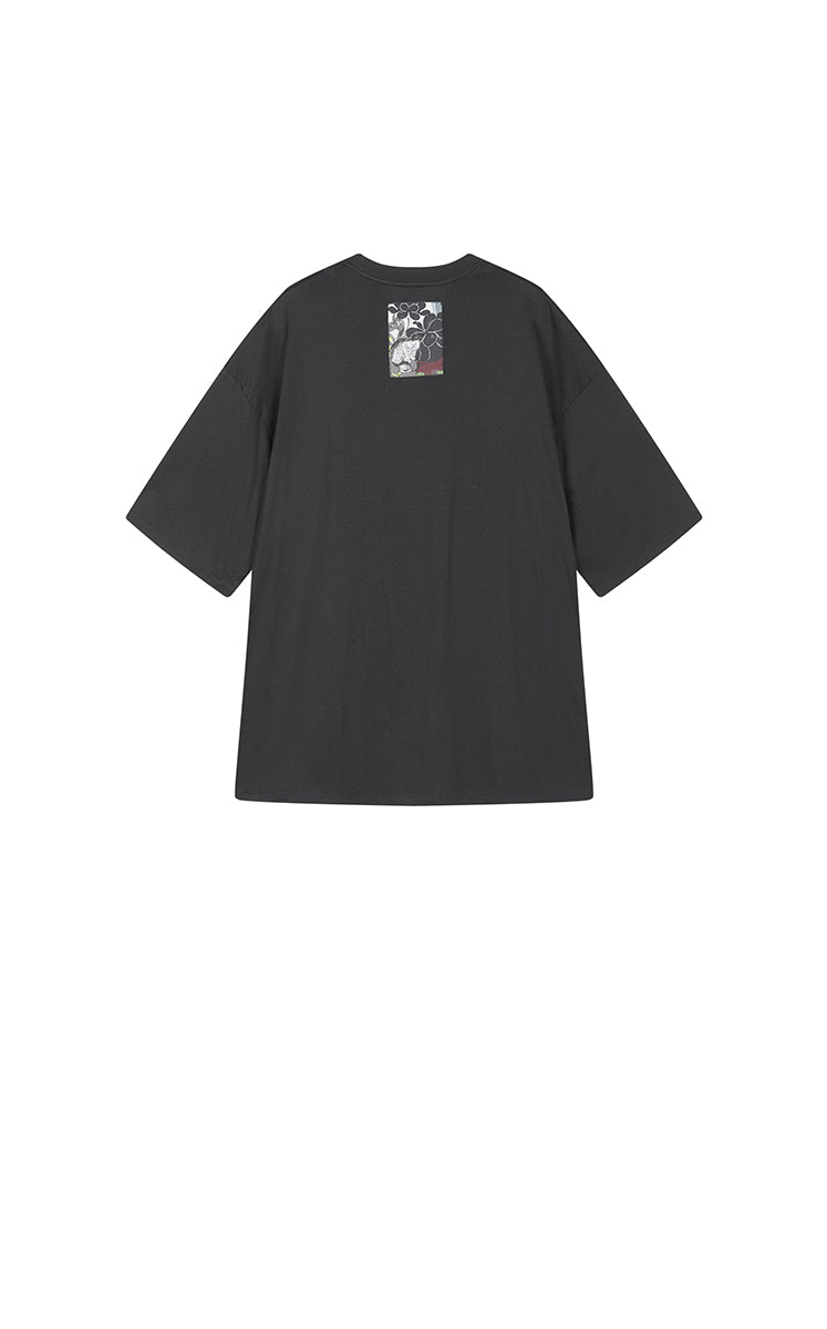 T-Shirt / JNBY Shadow Art Graphic Cotton Tee