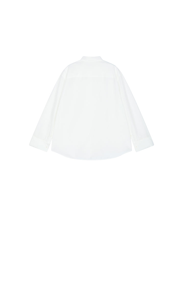 Shirt / JNBY Loose Silk-Cotton Long Sleeve Shirt