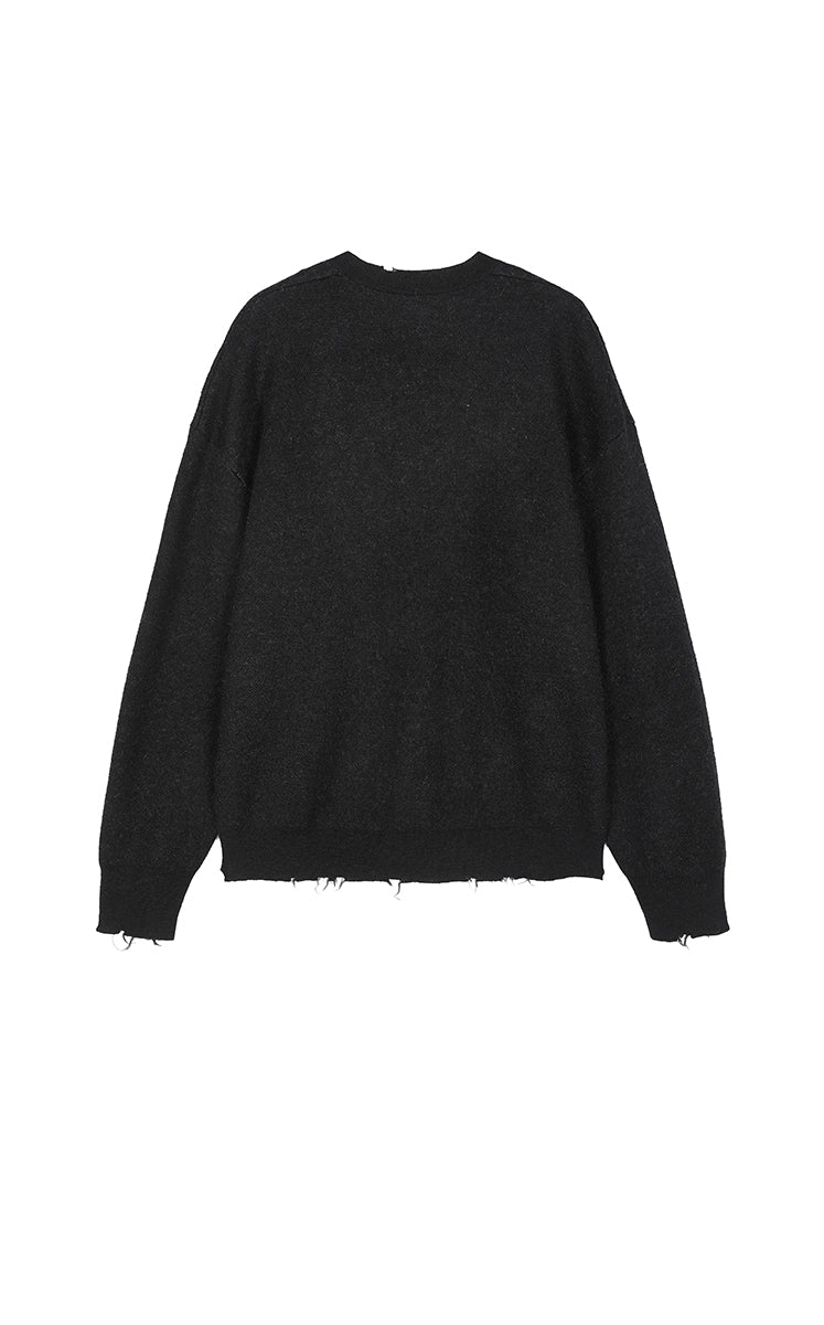 Sweater / JNBY Cat Motif Mohair Blend Pullover