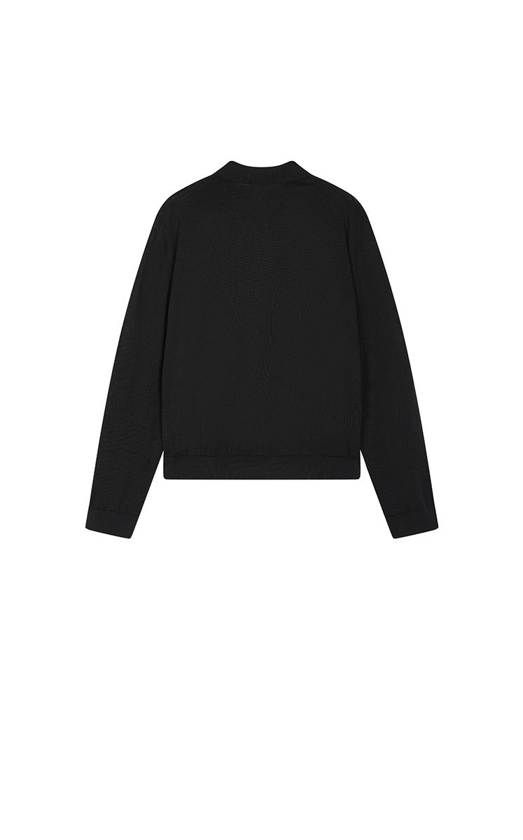 Sweater / JNBY Loose Silk-cotton Long Sleeve Polo