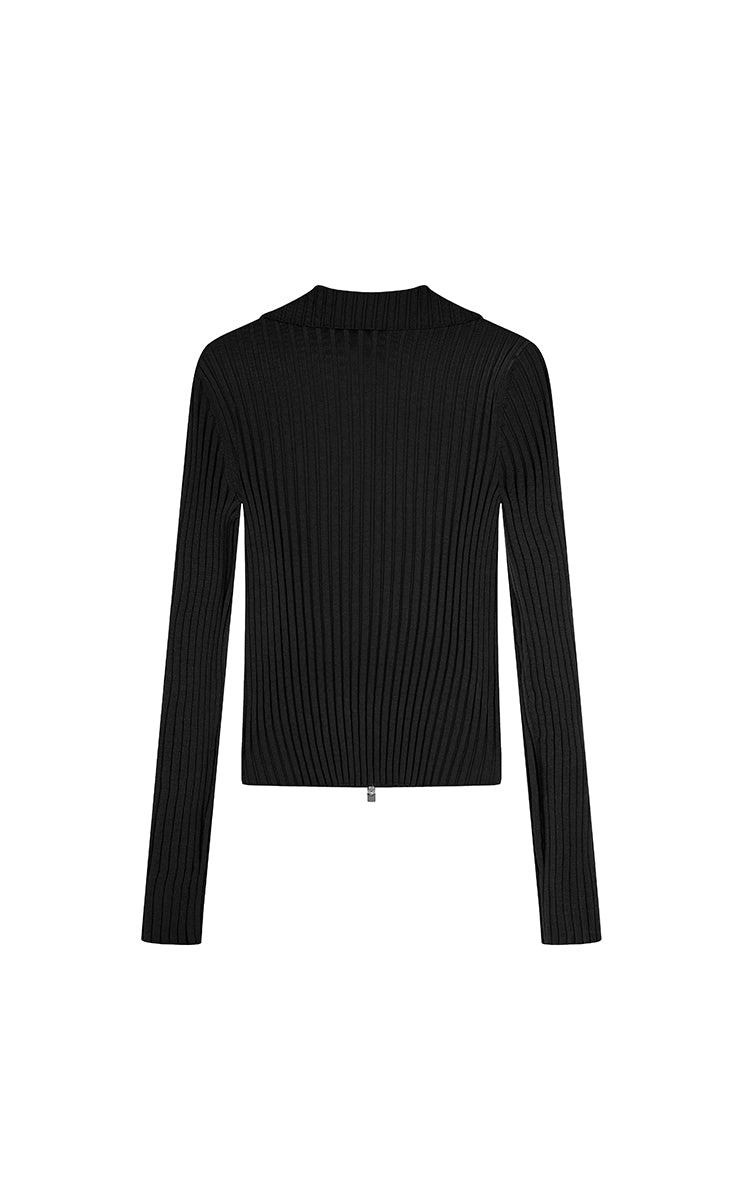 Sweater / JNBY Fitted Wool Blend Cropped Cardigan