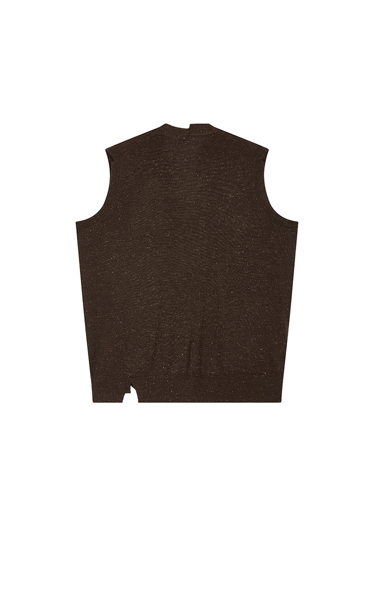 Sweater / JNBY Loose Wool Metallic Vest