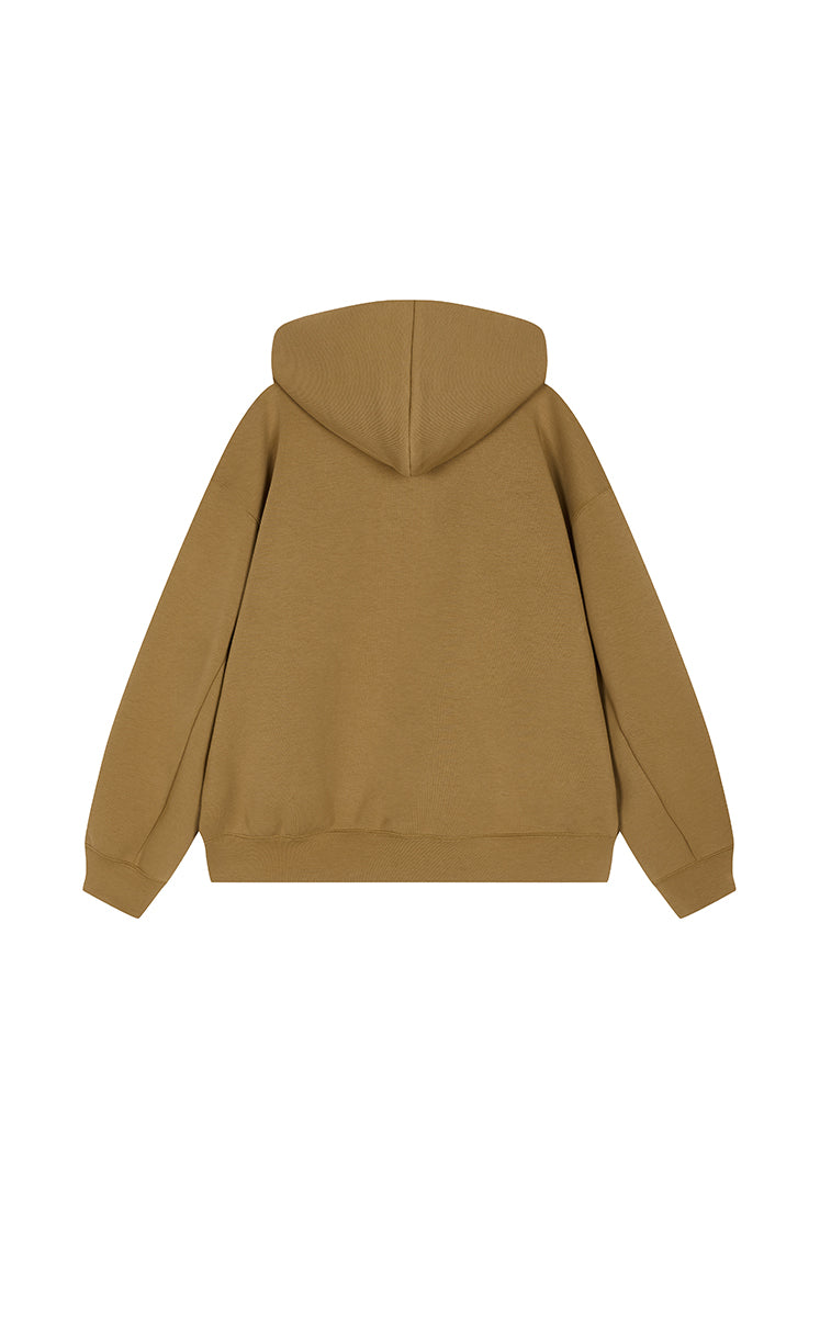 Sweatshirt / JNBY Oversized Cotton-Blend Zip-Up Hoodie