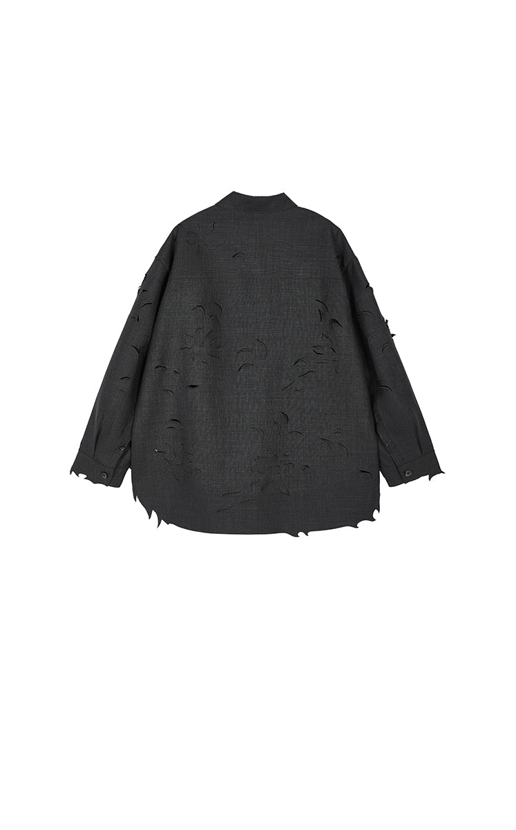Jacket / JNBY Relaxed Wool Blend Cutout Jacket