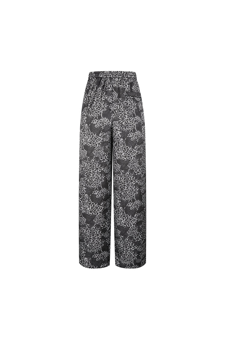 Pants / JNBY Drawstring Wide-Leg Maxi Pants