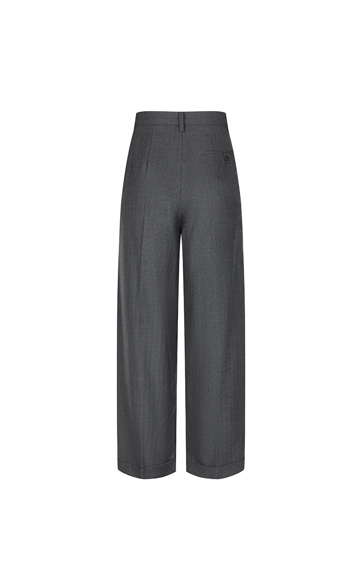 Pants / JNBY Straight-Leg Wool-Blend Trousers