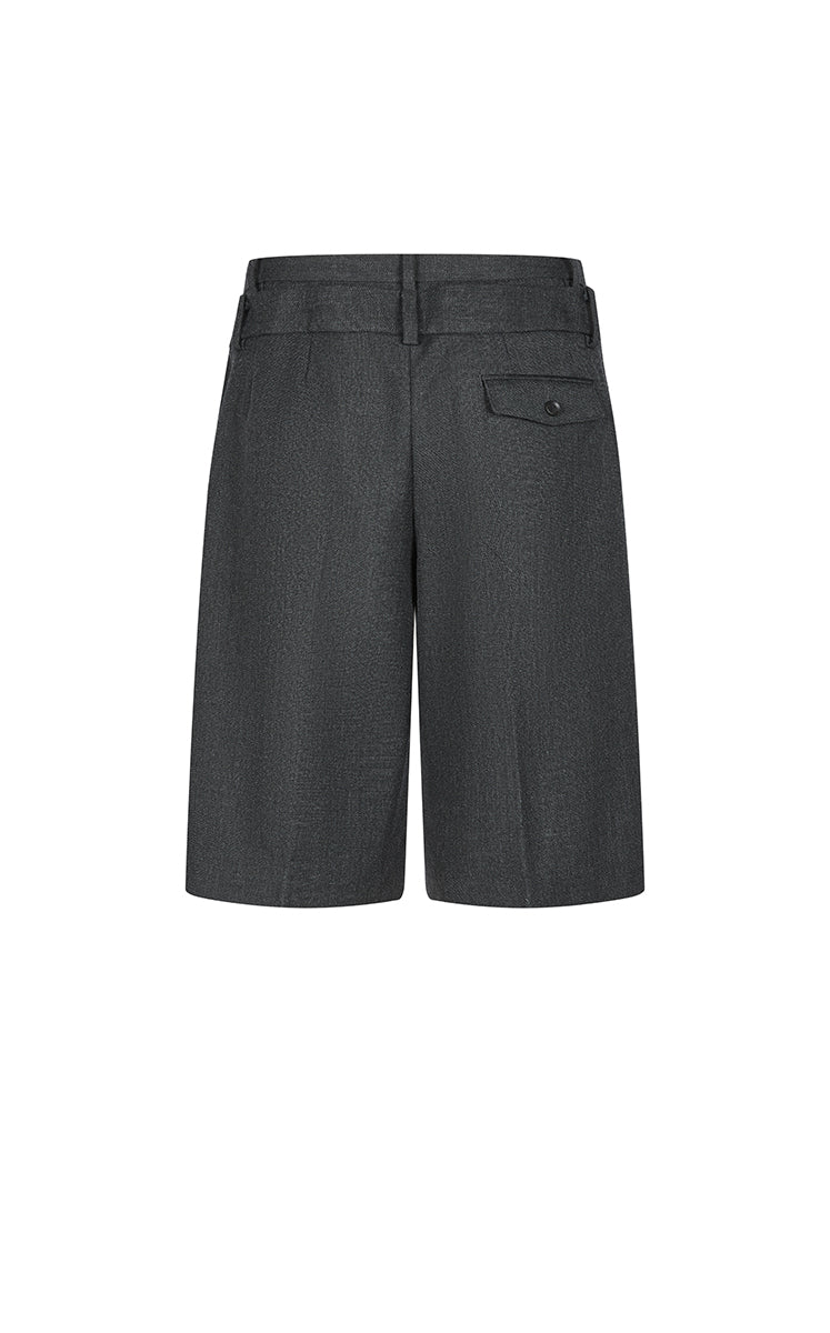 Pants / JNBY Straight-Leg Wool Blend Bermuda pants